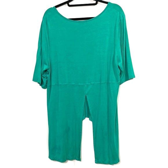 Premise Studio Split Back Tunic Green Size 2X - Picture 6 of 6
